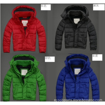 Thick Down Jacket Navy Winter Outwear